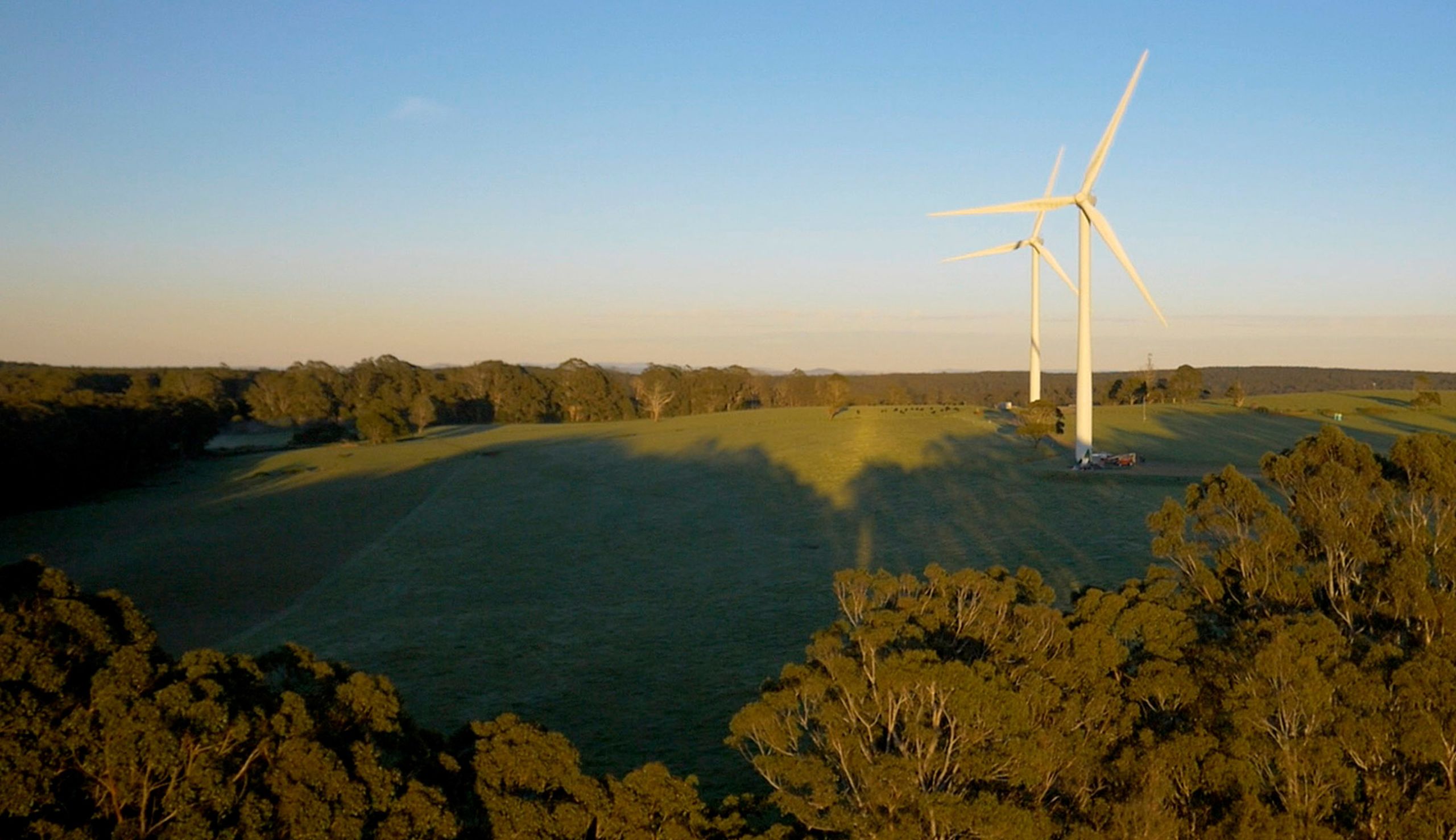 Wind turbines at Hepburn Wind. Photo by Studio Aton, 2017