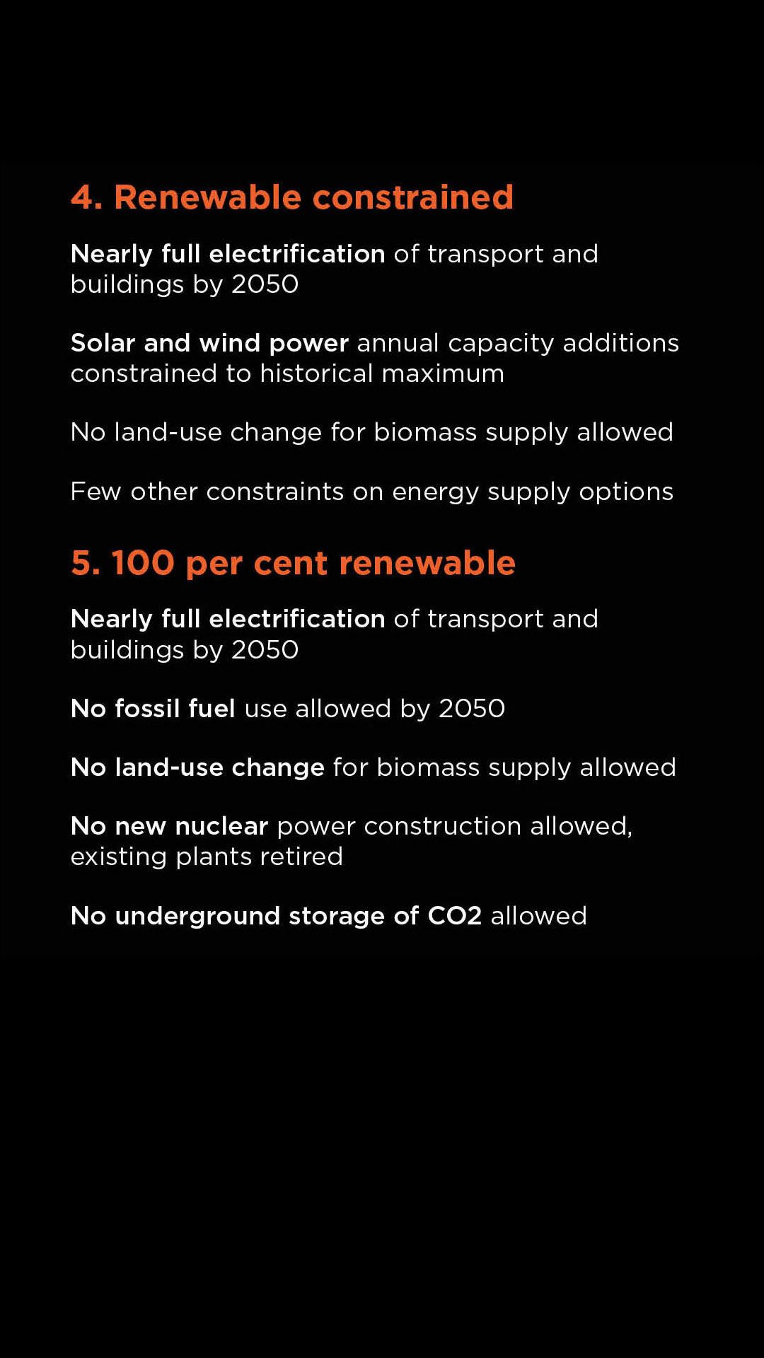 4. lorem ipsum, 5. lorem ipsum