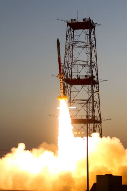 The BoLT II rocket launched from the NASA Wallops Flight Facility in Virginia on 21 March.
