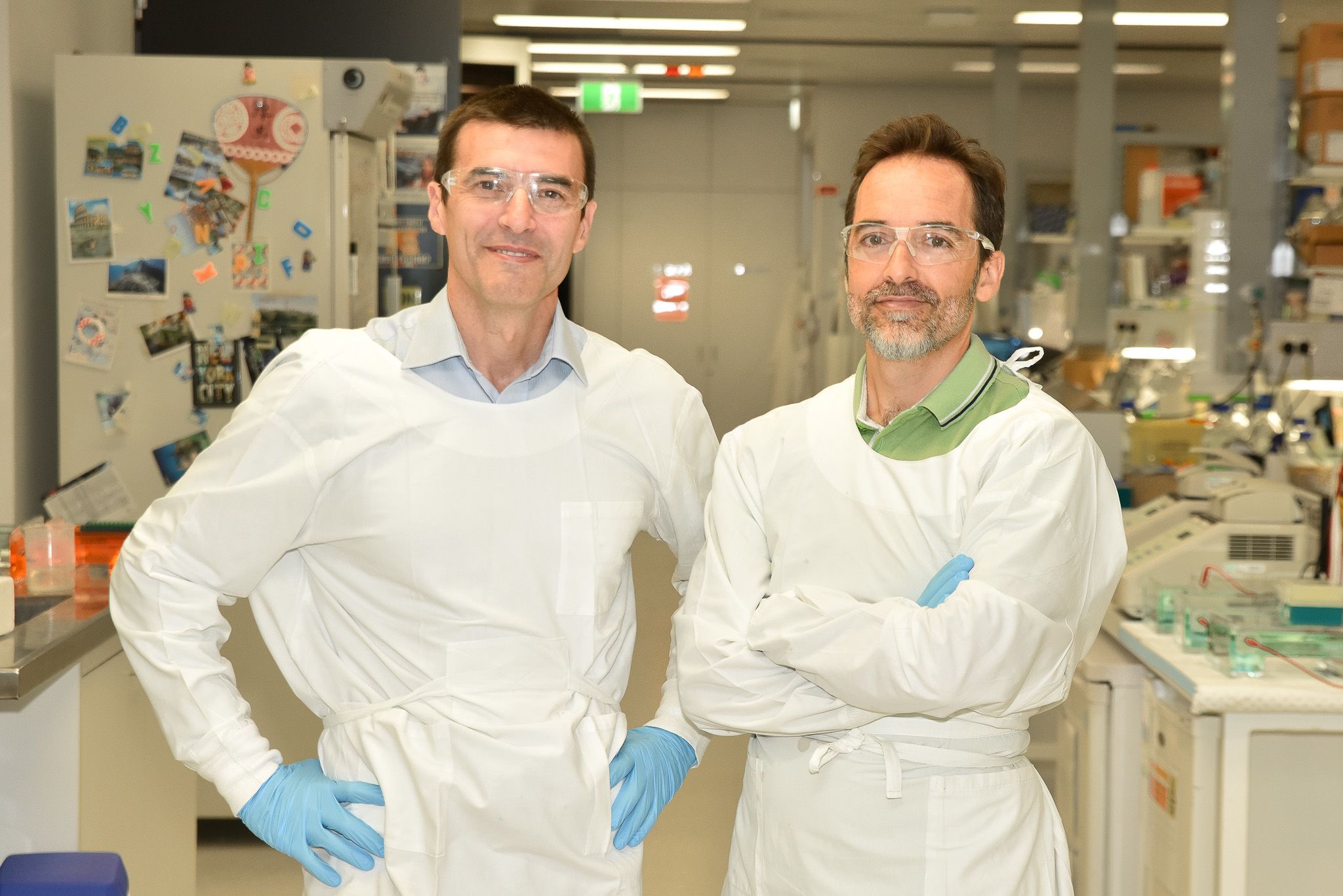 Professor Massimo Hilliard and Dr Ramon Martinez-Marmol.