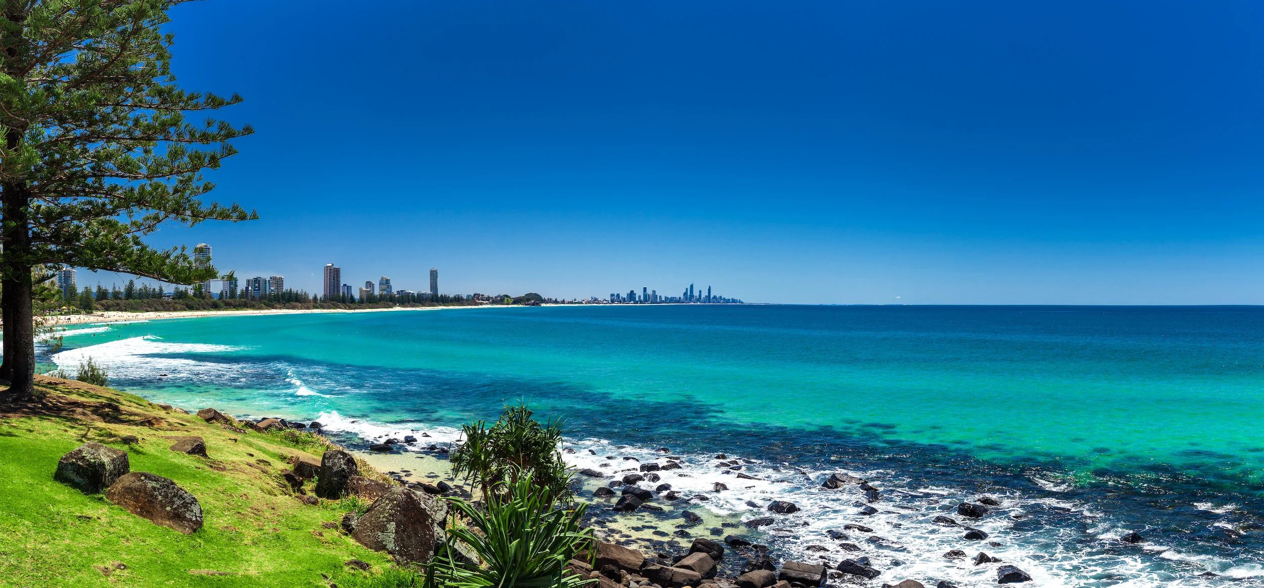 Burleigh Heads on Queensland's Gold Coast.