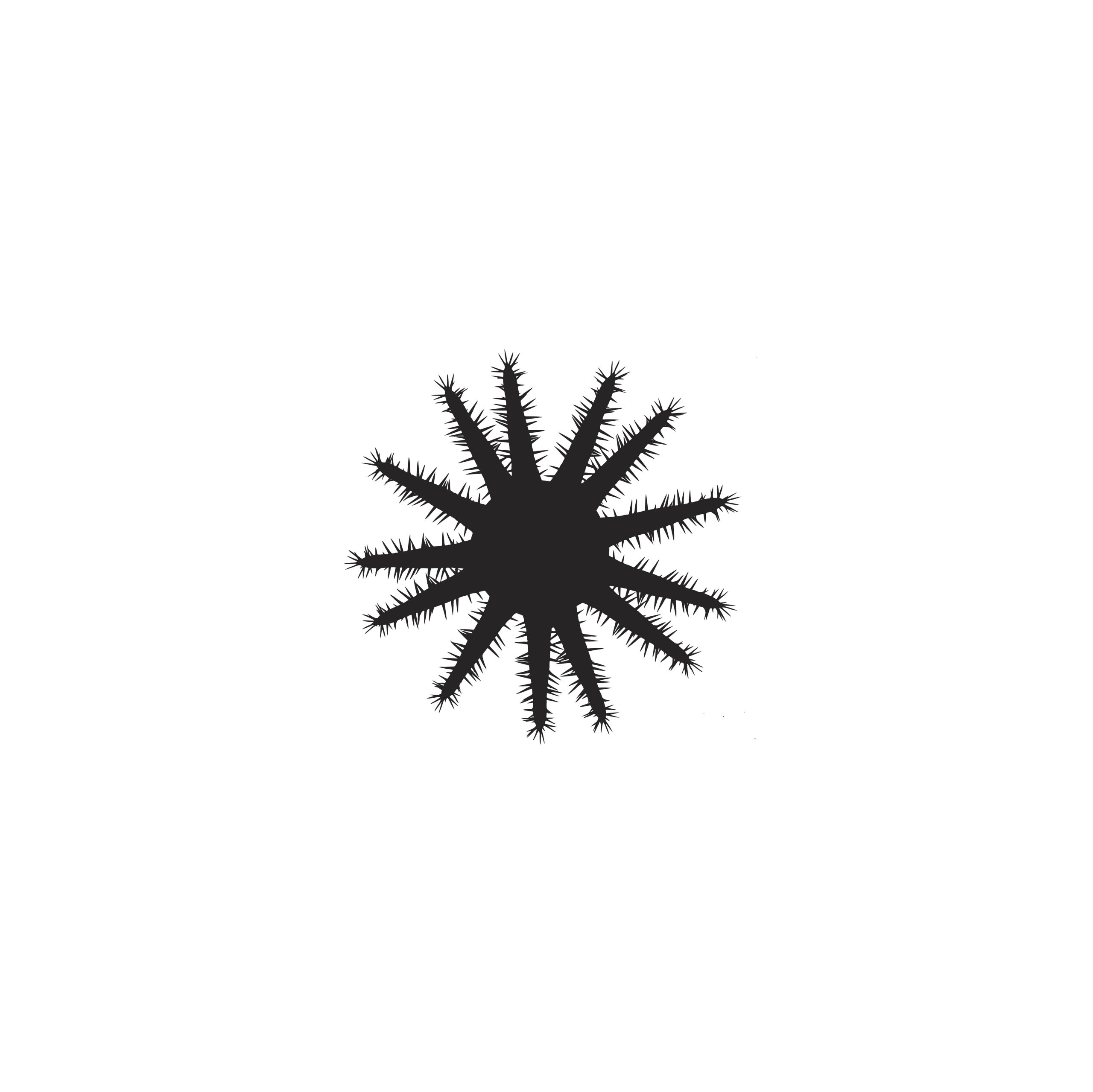 Icon showing the silhouette of the Crown of thorns starfish.