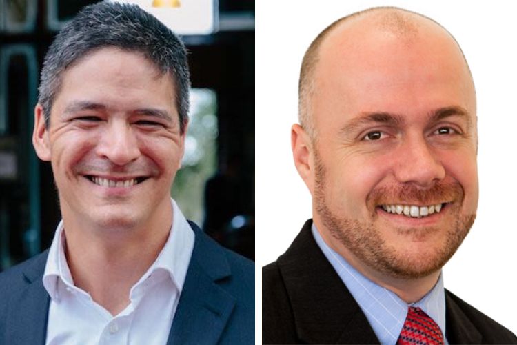 Professor Mark Horswill and Associate Professor Marcus Watson