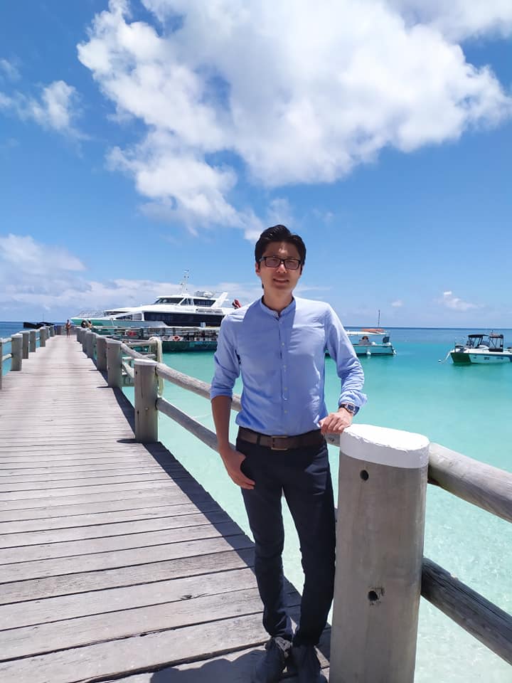 Saka on the Great Barrier Reef. Image: Saka Bayarsaikhan