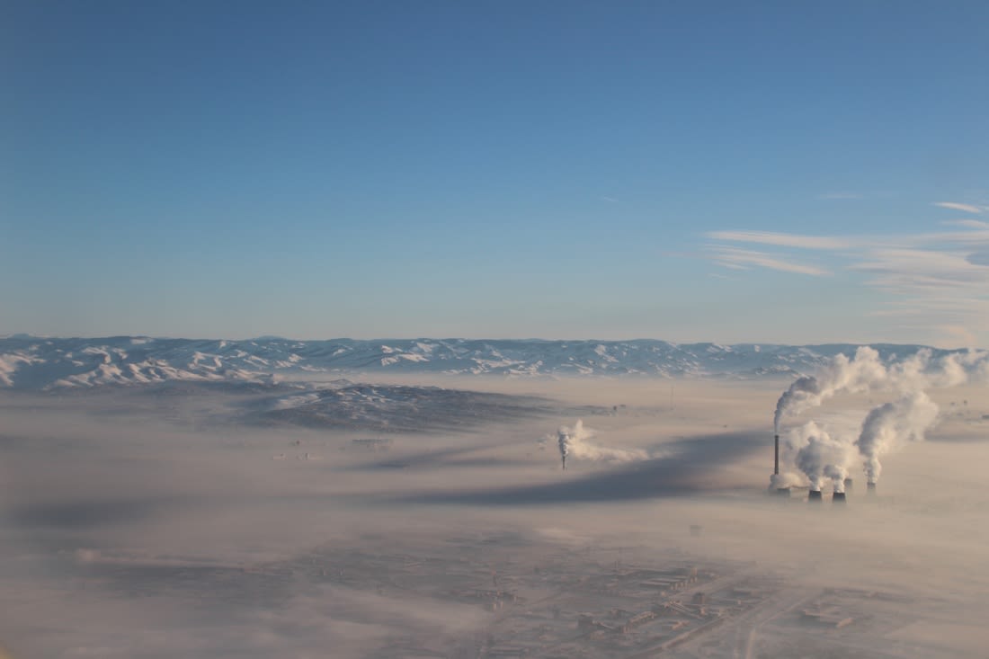 Air pollution of Ulaanbaatar. Image: Saka Bayarsaikhan.