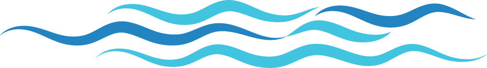 illustration of blue two tone waves